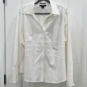 Style & Co. Cream Button Down Shirt